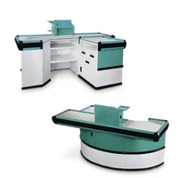 Comptoir de caisse pour supermarché et magasin de proximité, design personnalisé