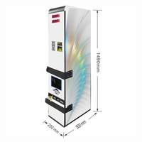 Distributeur automatique de jetons en acier inoxydable pour jouets et billets de divertissement, prise universelle 110/220V