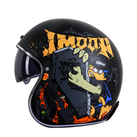 Casque de moto Royal M20 Open Face Casques de motocross rétro Style classique vintage 3/4 Casque de moto