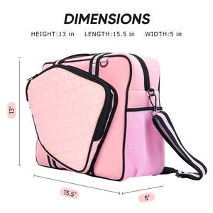 Bolsas de Pickleball Personalizadas de Gran Capacidad, de Neopreno, Portátiles y Duraderas, con Aislamiento para Bebidas, Ganchos para Valla, para Mujer, ODM OEM <span class=keywords><strong>Royal</strong></span> Fair - Product Image 2