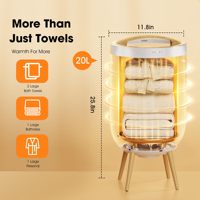 Havlu Isıtıcı Kovası 20L Bluetooth Hoparlör RGB Işık Otel Tesisi Lüks Özel Marka
