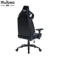 Fauteuil de bureau pivotant multifonctionnel en cuir PU, design ergonomique, avec accoudoirs réglables, style racing, pour le gaming – Nouveauté Ruibao