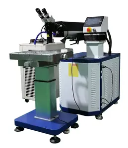 Máquina de soldadura do ponto do feixe do laser de 300W 400W 600W YAG com fios para o molde e a letra do canal
