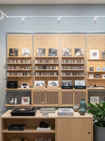 Étagère de rangement en profilé aluminium, Vitrine multi-niveaux, Présentoir, Comptoir d'îlot de supermarché, Étagère à produits