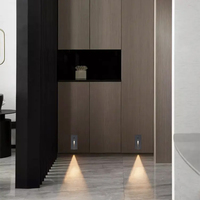 Lampe d'escalier simple haute tension ac 220v, installation facile d'une petite veilleuse, lampe murale de festival
