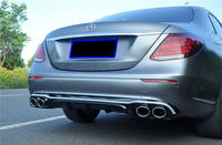 W205 Kit amélioré lèvre arrière gorge arrière berline Version diffuseur arrière avant pour Benz classe C pare-chocs arrière