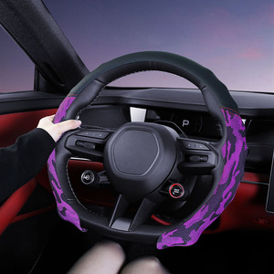 Housse de <span class=keywords><strong>volant</strong></span> universelle 5D <span class=keywords><strong>camouflage</strong></span> de haute qualité, antidérapante, au design élégant, pour l'amélioration de l'intérieur de la voiture, vente chaude - Product Image 4