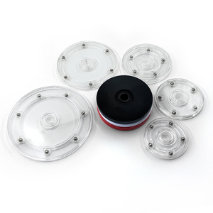 XY-L1S6 Black Factory Price Durable Turntable <strong>Round</strong> Base For Home Use <strong>Round</strong> <strong>Rotating</strong> Display Stand With Flexible Ball Bearing - Product Image 6