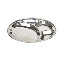 Ensemble de 4 assiettes écologiques durables en acier inoxydable avec ustensiles, kit de vaisselle durable, compatible lave-vaisselle, logo personnalisé