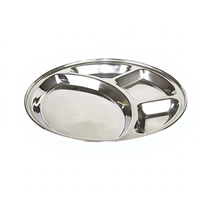 Ensemble de 4 assiettes écologiques durables en acier inoxydable avec ustensiles, kit de vaisselle durable, compatible lave-vaisselle, logo personnalisé - Product Image 1
