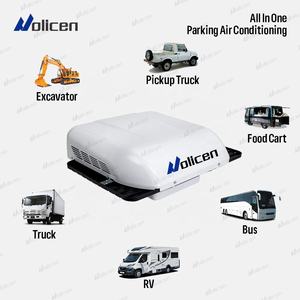 เครื่องปรับอากาศติดหลังคารถบรรทุกขนาดใหญ่ 12V24V แบบทำความเย็นเดี่ยว พร้อมระบบปรับความถี่ ผลิตในจีน สำหรับรถยนต์มีหลังคาซันรูฟ - Product Image 5