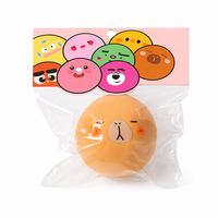 Jouet à presser Capybara mignon personnalisé en gros, en EVA à rebond lent, sensoriel, anti-stress, décompression, jouets fantaisie Kawaii pour enfants