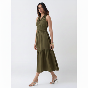 Lov ชุดเดรสชั้นผ้าฝ้ายสีมะกอก - Product Image 1