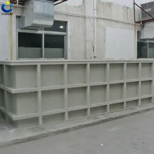 Pp Pvc Materiaal Tank Voor Zuur Beitsen Galvaniseren Tank/ Plating Tank