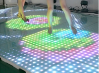 Piste de danse led programmable, utilisée en vente, piste de danse portable pour boîte de nuit