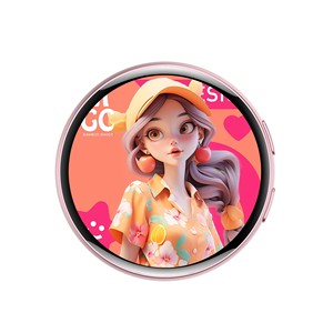 Badge électronique intelligent AI avec écran tactile IPS HD de 1,85 pouce, transfert de photos et de selfies via Bluetooth, badge numérique intelligent AI - Product Image 1