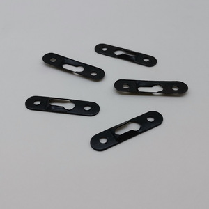 Zero Hanging Wall <b>Mount</b> Bracket 9x38mm 2mm Thickness Black Painted Iron For Picture <b>Frame</b> Mounting - Product Image 2