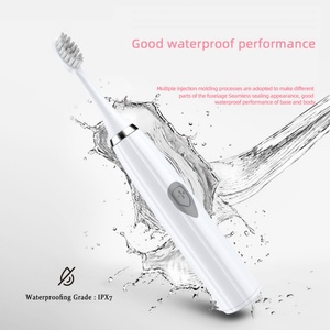 Brosse à dents électrique intelligente à vibration sonique personnalisée pour adultes, marque privée, antibactérienne, poils souples, usage hôtelier, LED, IPX7, pliable - Product Image 6