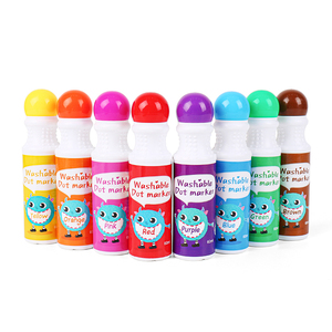 <span class=keywords><strong>ปากกา</strong></span>เมจิก Superdots Dot Art ขนาด 2 ออนซ์ สีสันสดใส สำหรับระบายสีแบบ Sponge Graffiti Bingo Dabber ปลอดสารพิษ ล้างออกง่าย เหมาะสำหรับเด็กๆ ใช้วาดภาพ - Product Image 2