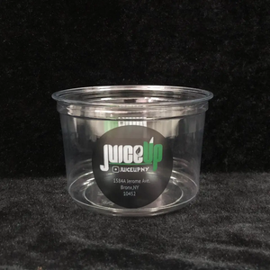 Wadah Plastik Sekali Pakai 8oz 12oz 16oz 24oz 32oz Dengan Tutup Mangkuk Acai Plastik PET Mangkuk Deli dengan Cetak Sesuai Pesanan - Product Image 4