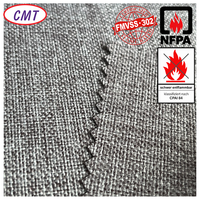 Tissu Oxford ignifuge CPAI 84, résistant aux flammes, imperméable, enduit de PU à mémoire de forme, pour utilisation automobile, certifié NFPA 1280D ATY