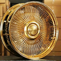 Jantes à rayons ultra profondes de 7 pouces, compatibles avec les Lowrider Vintage Caprice Cutlass Deville, jantes classiques personnalisées