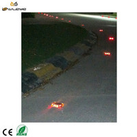 Marqueur de sécurité routière solaire à émission active + réflexion passive, réflecteur diamant, protection IP68, lumière LED haute performance