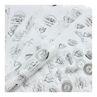 Papier ciré pour hamburger, papier d'emballage imprimé sur mesure, papier ciré de qualité alimentaire, feuilles de papier ciré pour emballage alimentaire, silicone, revêtement vierge