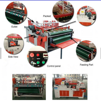 Machine manuelle de pliage et de collage pour la boîte de carte de papier