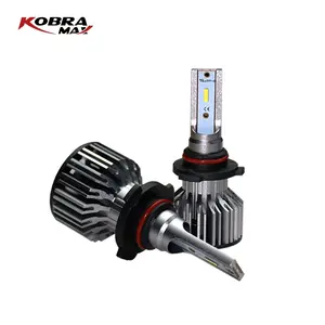 KobraMax Lampu LED Mobil S6 9005/HB3/H10/H4/HB2/9003, Sistem Pencahayaan Otomatis untuk Bola Lampu Depan Universal, Aksesori Mobil