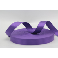 Direct du fabricant 20mm 2.5cm lisse doux chevrons tissé Polyester ceinture sangle en Nylon pour sacs valises