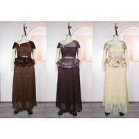 Robes de mode africaine H&D S11035 pour femmes, robes décontractées avec strass pour les fêtes, robe élégante