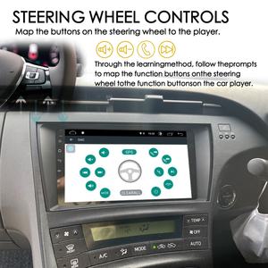 Radio para Auto con Android 13, 128GB de ROM, GPS, Navegación, Control por Voz con IA, para Toyota Prius XW30 2009-2015, Reproductor Multimedia, CarPlay, Estéreo - Product Image 6