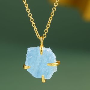 <span class=keywords><strong>Collane</strong></span> in Argento Sterling 925 con Pietre Naturali di Forma Irregolare: <span class=keywords><strong>Acquamarina</strong></span>, Quarzo Rosa, Ametista per Donne - Product Image 5