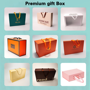 Boîte cadeau de luxe avec tiroir coulissant et poignées pour emballage de café, avec logo personnalisé - Product Image 3