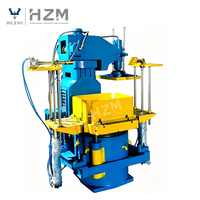 Machine de moulage compacte pour couvercles de puits en acier, équipement de moulage par secouage et pressage au sable vert, fabriquée en Chine