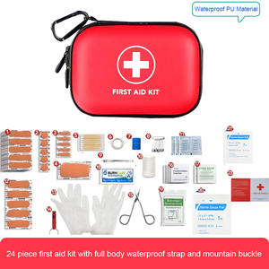 Botiquín de Primeros Auxilios de Emergencia, Pequeño, Impermeable, Rígido, de EVA, con Logotipo Personalizado <span class=keywords><strong>para</strong></span> Coche, Casa o Exteriores, con Suministros - Product Image 1