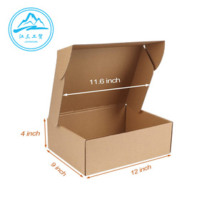 Caja de Cartón Corrugado de Papel Kraft Marrón Reciclado de Alta Calidad <span class=keywords><strong>Johnson</strong></span>, Caja de Embalaje para Envío, Caja de Correo Personalizada - Product Image 2