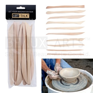 Outil de mise en forme de bobo, <span class=keywords><strong>poterie</strong></span>, modélisation en bois, <span class=keywords><strong>poterie</strong></span>, <span class=keywords><strong>Kit</strong></span> d'outils de Sculpture, 10 pièces - Product Image 1