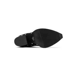 <span class=keywords><strong>Botas</strong></span> Vaqueras Negras Hechas a Mano WETKISS, MOQ Bajo, con Punta de Acero, Tachuelas, Tacón Grueso, Altura hasta la Rodilla, <span class=keywords><strong>para</strong></span> Fiesta - Product Image 5