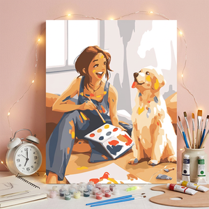 <span class=keywords><strong>Pintura</strong></span> <span class=keywords><strong>por</strong></span> Números en Tela, Diseño Europeo Moderno, Sin Ácido, Preimpresa, Hazlo Tú Mismo, Naturaleza Muerta, Ecológica - Product Image 1