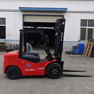 Chariot élévateur électrique portable mini 1500 kg de capacité de charge, automatique tout-terrain pour ateliers de réparation de machines, état neuf, batterie plomb-acide - Product Image 5