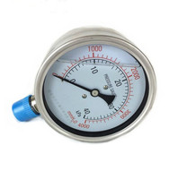 Shelok Stainless Steel Shock Resistant Diaphragm Pressure Gauge | Corrosion-Proof for Micro & Negative Pressure Measurement
