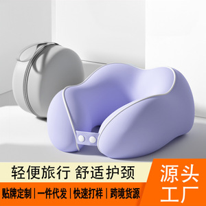 U Shape Neck Pillow Memory Foam Portable Travel Pillow For Car Train Plane Adult Child Elderly Support Comfortable Sleep - Product Image 4