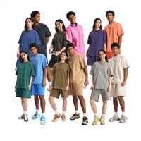 Kaos Streetwear 250gsm Terbaik untuk Membangun Merek Anda, Tekstur Patina Batik Lilin Unik, Kaos Katun Polos Bertekstur Embun Beku