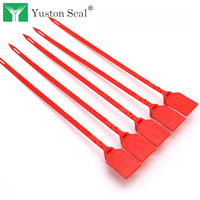 Sceau en plastique YUTONG YTPS201 315 mm avec logo personnalisé et code-barres pour livraison express et logistique