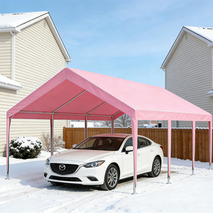 Toldo de Exhibición Duradero para Coches, Carpa para Coche con Protección UV y Resistente a la Lluvia para Entrada de Vehículos, Patio Trasero, Granja, Cubierta para Barco - Product Image 4