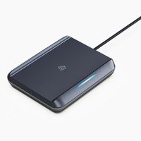 Lecteur de contrôle d'accès TT Lock 13,56 MHz avec encodeur de carte IC en ABS / WiFi / 4G, distance de lecture 0-3 m pour hôtel