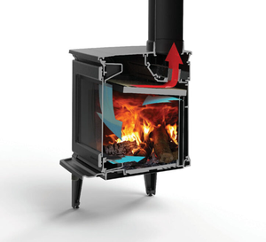 Fabricante JingXin diseño moderno chimenea independiente <span class=keywords><strong>para</strong></span> el hogar calefacción estufa de leña habitación interior - Product Image 6