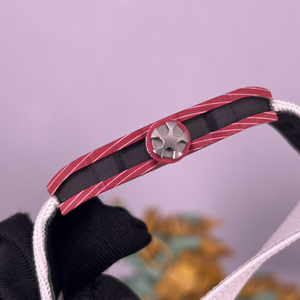 최고급 초박형 레드 RM67-02 카본 파이버 소재 스포츠 남성용 오토매틱 기계식 시계 - Product Image 5